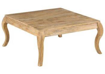 vidaXL Stolik kawowy z litego drewna mango, 80x80x40 cm（247111）