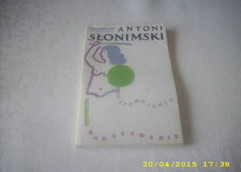 Wspomnienia warszawskie  -  A. Słomiński /FA