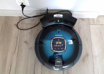 Odkurzacz automatyczny, Samsung NaviBot SR8855 niebieski, akumulator niespr