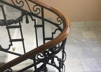 Łuk ,Krzywulec, Łuki, Skręt , Poręcze ,Pochwyt,  Drewniane, Schody