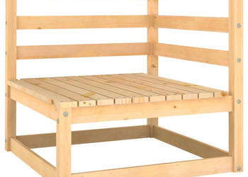 Ogrodowa sofa narożna lite drewno sosnowe WM-805660