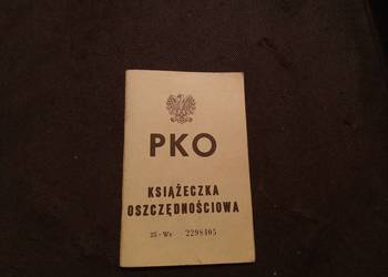 Pko książeczka oszczędnościowa PRL 1964