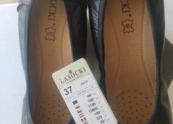 Damskie NOWE czarne półbuty