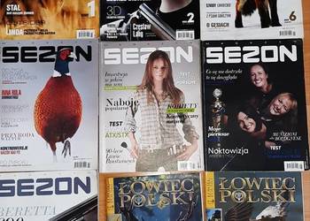 Magazyn "Sezon" i "Łowiec Polski" - 9 egzemplarzy