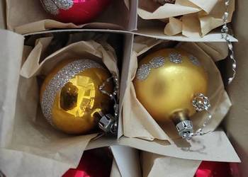 Bombki szklane dekoracja