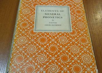 Elements of general phonetics / David Abercrombie