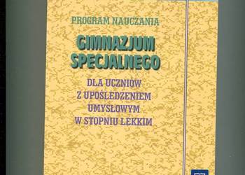Program nauczania gimnazjum specjalnego dla uczniów z upośle