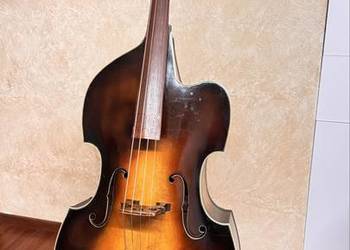 Akustyczno-elektryczny kontrabas 3/4 czechosłowacki