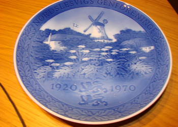 Royal Copenhagen duński talerz okolicznościowy 1970