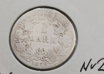 1 Marka Prusy 1876 r. - nr. 2 - mennica A