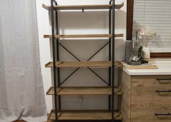 Regał USA Półka 173x92x30cm Metalowy Lóftowy Industrialny Loft 5 Poziomowy