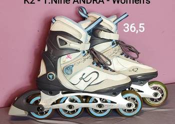 Damskie rolki K2 Andra - rozmiar 36,5 Women - stan bardzo dobry [R54]