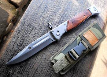 Bagnet nóż sprężynowy wojskowy Ak47 sztylet finka 22 cm