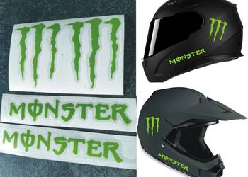 naklejki monster energy na kask motocyklowy na kask rowerowy