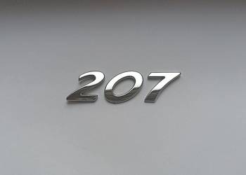 Napis emblemat Peugeot 207 06-12r