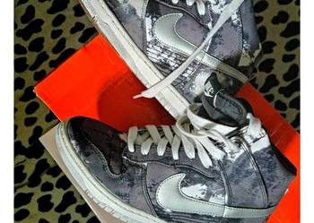 Nowe Półbuty NIKE DUNK SKY HI  sneakersy W sportowym stylu. Na Podwyższeniu