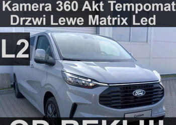 Ford Transit Custom 150KM Limited 6-os. L2 Kamera 360 Akt. Tempomat Matrix…