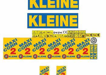 Naklejki na siewnik kukurydzy KLEINE