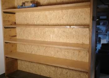 Regał z sklejki. Regał magazynowy . Potęzny