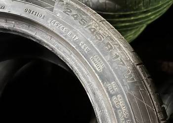 Opony 17 cali jak nowe Continental 245/45/17 lato
