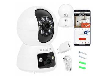 Kamera WIFI Wewnętrzna Obrotowa IP Monitoring 2,5K Niania Elektroniczna 6MP