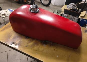 Zbiornik i zadupek do klasycznych sportowych motocykli, cafe racer, nowe