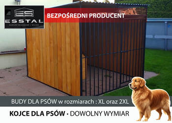 B133 Kojec dla Psa 2.5x2 -ściany drewniane Impregnowane | KOJCE | - ESSTAL