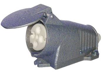 Gniazdo metalowe stałe 4P 16A 380V IP44 2127-126