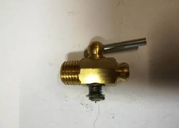 Kranik spustu wody, mosiężny, gwint stożkowy M14x1,5.