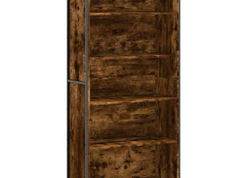 Regał na książki przydymiony dąb 80x31x169 cm WM-3295314