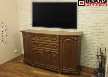 Stylowa Komoda Wysoka (2D-4S) Dąb Rustikalny Bekas Meble