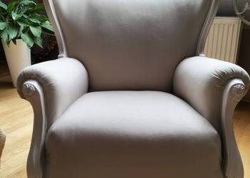 Fotel Ludwikowski uszak po renowacji