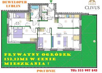 Mieszkanie Lublin 78.86m2 4 pokoje