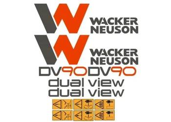 Naklejki oklejenie WACKER NEUSON DV90 Zamiennik