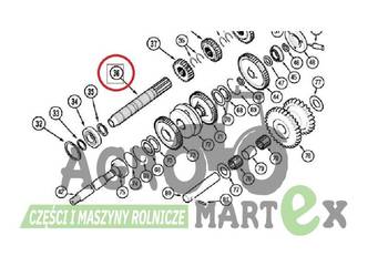 258453A2, 258453A1 WAŁEK SKZYNI REWERS CNH 258453A2, 258453A1 WAŁEK SKZYNI REWERS CNH