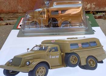 LUBLIN 51 SANITARKA Kultowe ciężarówki auta PRL Deagostini model 1/43 NOWY