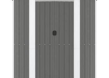 vidaXL Szopa ogrodowa, jasnoszara, 192x274x223 cm(SKU:3147439)