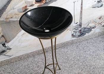 Misa umywalkowa marmurowa NERO MARQUINA