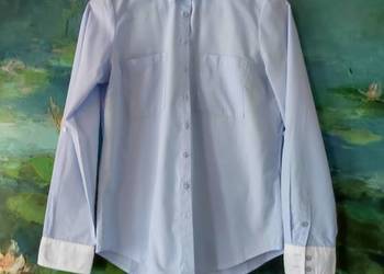 koszula zara z kołnierzykiem biurowa elegancka do pracy  regular slim fit