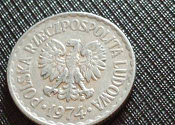 Sprzedam monete 1 zl 1974 r zzm