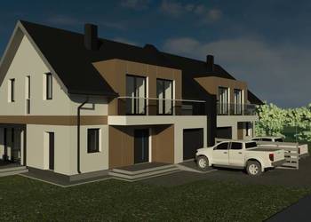 Dom w zabudowie bliźniaczej Piaseczna Górka gm. Morawica 153,66m2