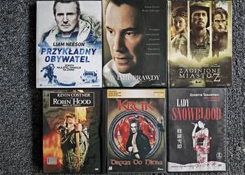 Filmy DVD płyty Kruk, Lady snowblood, Robin Hood, Zaginione miasta Z, W imi