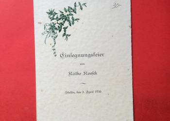 ( 70 ) Stettin, Zaproszenie na Uroczystość