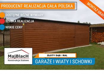 A87-Schowek do ogrodu - Na działkę /ALTANA OGRODOWA/Złoty Dąb  - Maj-Blach