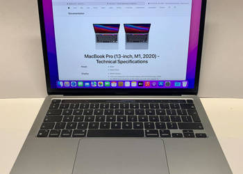 APPLE MacBook Pro 13” M1 / 8 GB RAM / 256 GB SSD / 2020 LAPTOP okazja