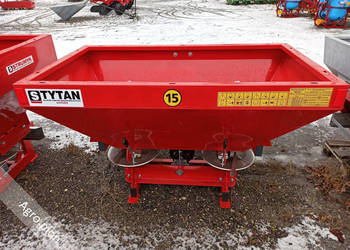 Rozsiewacz do nawozów 2-tarczowy Strumyk Hydraulika Plandeka