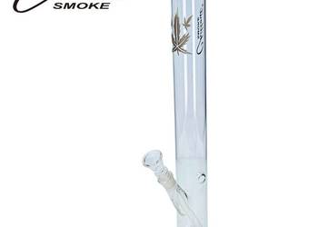 Bongo Szklane Chillout Smoke 46 cm Fajka Wodna Liść Marihuany 50 mm