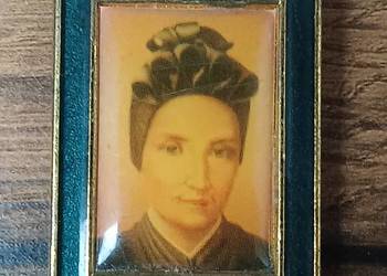 Święta Magdalena z Canossy metalowa ramka na stół