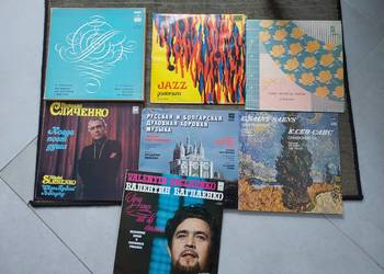 nr39 Płyty winylowe zestaw 7szt zsrr muzyka klasyczna jazz różne