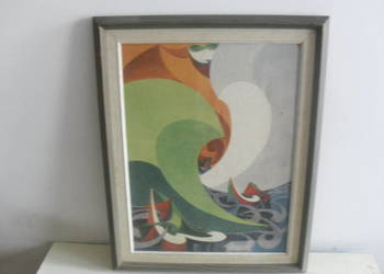 Obraz - Abstrakcja - 51x64 cm.